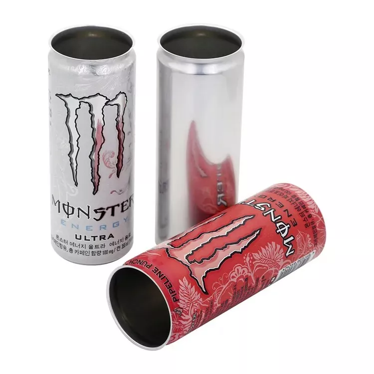 Custom Printed Aluminum Beverage Can with 202 Lid